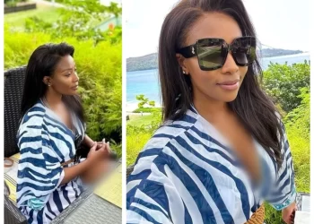 Pearl Modiadie Took Fan’s Attention With Her Gorgeous Pictures Dressed In A Latest Fashion Sense.