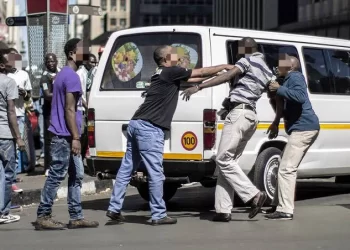 A heated altercation between taxi drivers escalated to a shooting this morning in Soweto
