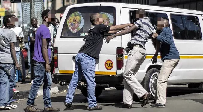 A heated altercation between taxi drivers escalated to a shooting this morning in Soweto