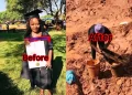 Meet a University Of Venda Graduate Who Wakes Up Everyday At 2:00 to Make Mud Bricks, See Photos