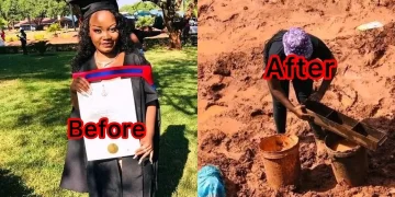 Meet a University Of Venda Graduate Who Wakes Up Everyday At 2:00 to Make Mud Bricks, See Photos
