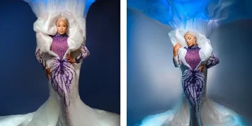 People are going crazy with Jessica Nkosi dress at Durban July