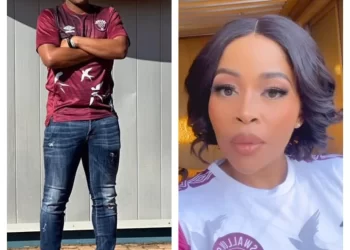 Andile Jali’s ex-GF spotted wearing a Moroka Swallows jersey
