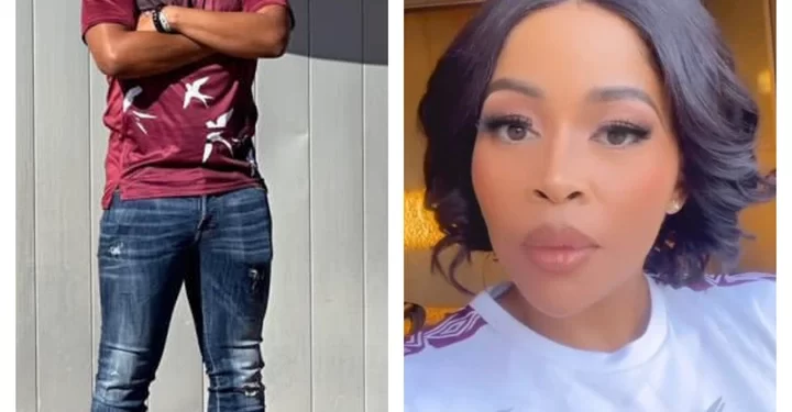 Andile Jali’s ex-GF spotted wearing a Moroka Swallows jersey