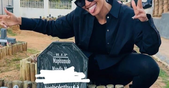 Babes Wodumo appreciates Pearl Thusi for visiting Mampintsha’s grave