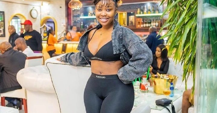 Sithelo Shozi caught fire on social media after this picture of her was posted by Musa Khawula