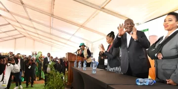 Look what Cyril Ramaphosa was spotted doing in KZN yesterday that left people talking