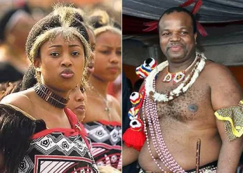 Meet King Mswati’s youngest Wife Who Is Younger Than Nine Of His Children