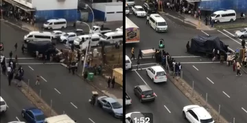 Watch: Looting Erupts In Durban As Community Members Mob A Truck Trailer