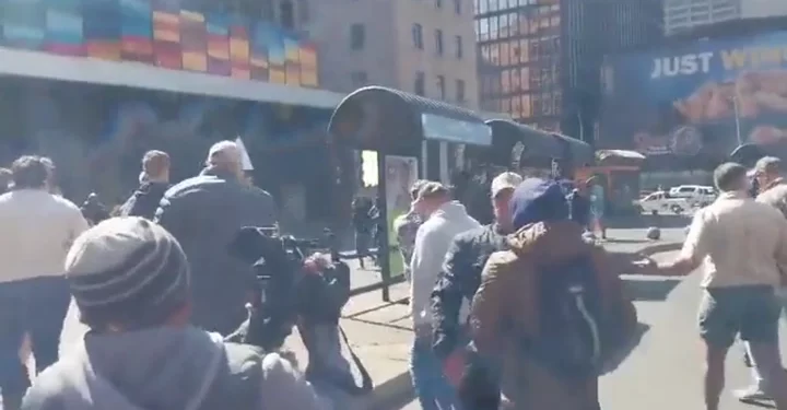 War Looms In South Africa, As White Men and EFF Supporters Clashes In Joburg