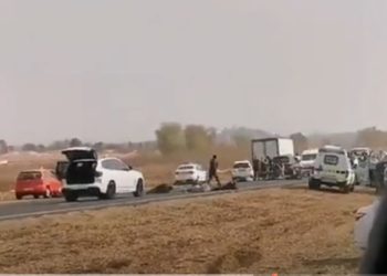 Watch: Gauteng police arrested 13 suspects in dramatic N12 haul heist bust including Metro officers.