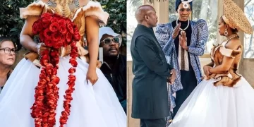 Check, Pictures Inside The Wedding Of Lindiwe & Bangi on The River. See Their Beautiful Pictures