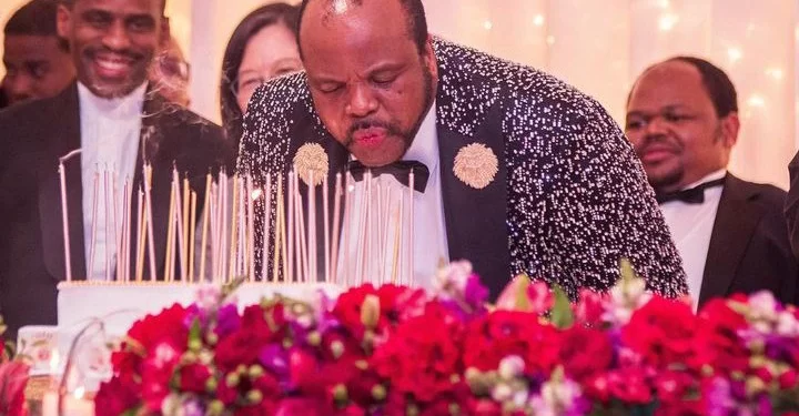 King Mswati ‘s kids matching with green designer outfits for his recent birthday celebration