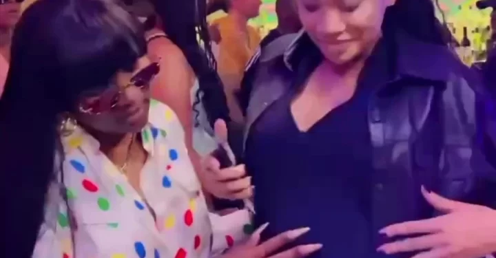 Cute video MamKhize and Tamia Mpisane dancing together