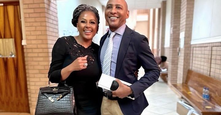 Basetsana Khumalo Took Social Media By Storms Gushing Over Her Husband Looking Beautiful, Check