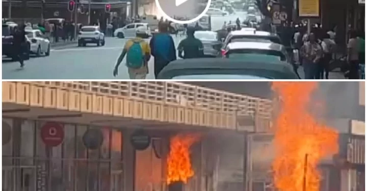WATCH: A gas explosion happened in Johannesburg CBD