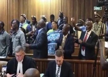 King Misizulu left in joy during courts proceeding as supporters did this in courtroom