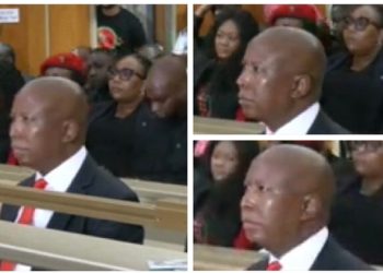 It ended in tears for Julius Malema