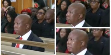 It ended in tears for Julius Malema