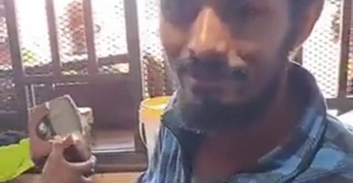 Somalian who was forced to eat expired food he was selling was zoomed in a CCTV & exposed, video