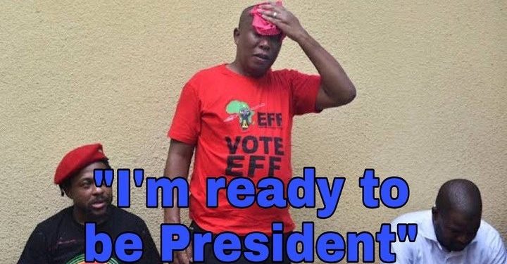Malema Turned Into A Laughing Stock After Saying He Wants To Be The President |