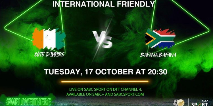 Live: Ivory Coast vs Bafana Bafana | International Friendly