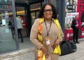 Photos of Nomvula Mokonyane in UK wasting SA Money
