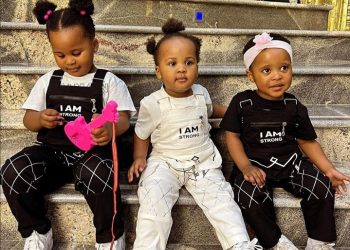 Andile Mpisane’s daughters model for Somizi’s clothing