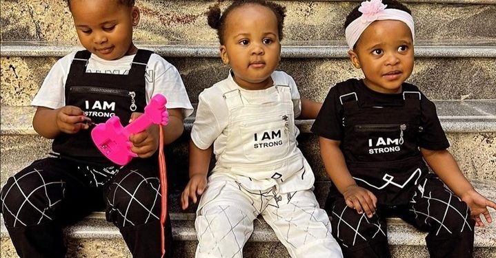 Andile Mpisane’s daughters model for Somizi’s clothing
