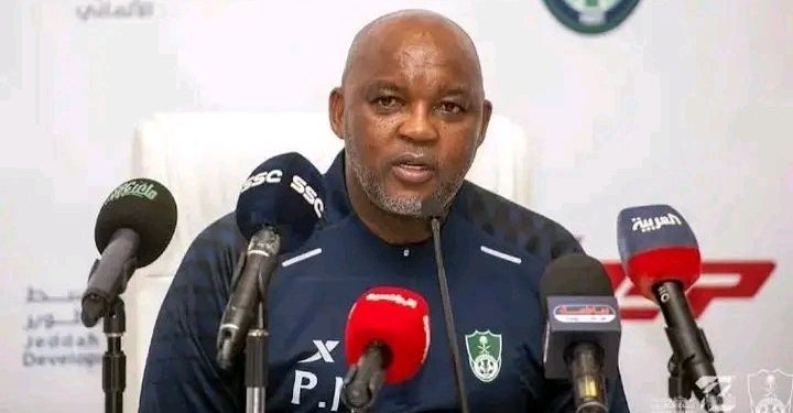 Coach Pitso Mosimane admitted in hospital