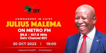 Watch | EFF Julius Malema Live On MetroFM With Faith Mangope