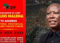 CIC Julius Malema Addresses Gauteng Provincial Groundforces Forum