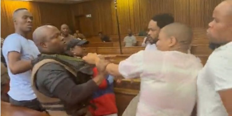 Watch: Senzo Meyiwa accused fight with armed prison warder during tea break