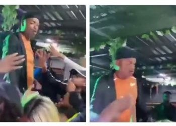 VIDEO: Shebeshxt allegedly assaults someone during his performance in Soshanguve