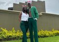 Orlando Pirates star show off his wife on Christmas day, see pictures