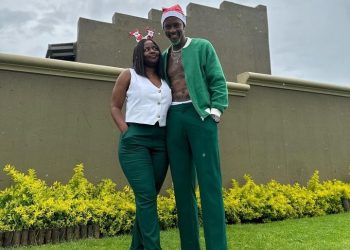 Orlando Pirates star show off his wife on Christmas day, see pictures