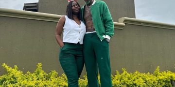 Orlando Pirates star show off his wife on Christmas day, see pictures