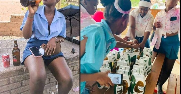 Pictures of matriculants celebrating their last final year exam paper sparks conversation