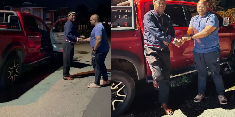 Watch: Ngizwe Mchunu returned the car JAC Motors gave to him as an ambassador