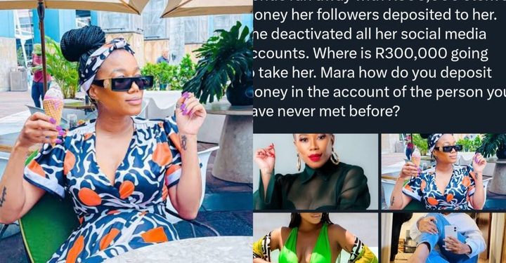 Alleged| This woman ran away with R300,000 stokvel money that was deposited by followers on twitter