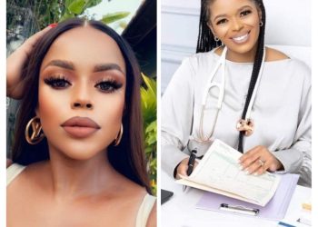 Dineo Moloisane and Dr. Nandipha shares a resemblance lookalike. Check their pictures