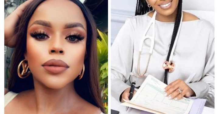 Dineo Moloisane and Dr. Nandipha shares a resemblance lookalike. Check their pictures