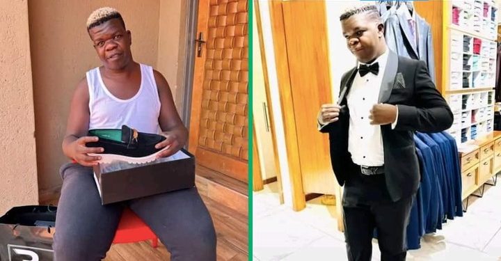 Skomota, who is currently bigger than Somizi, is seen in a video stepping out with armed bodyguards.