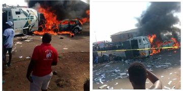 Watch: CIT Cash In Transit in Katlehong, Hlahatsi