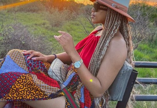 Natasha Thahane is Aways Beautiful in Bright Outfits