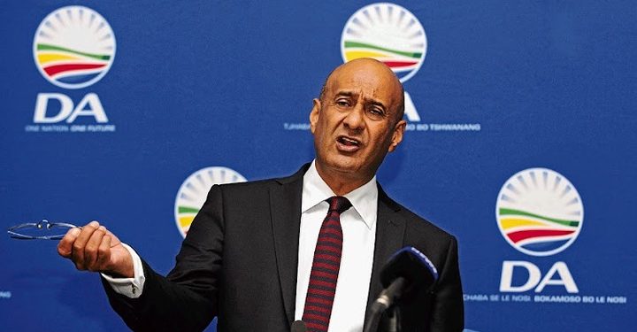 DA Leadership Clash: MP Ghaleb Cachalia Resigns Over Diverging Views on Israel-Hamas War