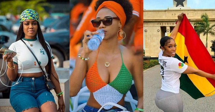 Photos Of Beautiful Female Fans Of The AFCON Soccer Tournament Held In Ivory Coast