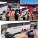A full loaded truck with over 65 illegal ZIM tried to over turn SAPS vehicle, see how it ended