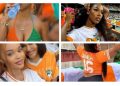 Ivory Coast Female Soccer Fans At AFCON Showing Off Their African Beauty In Pictures