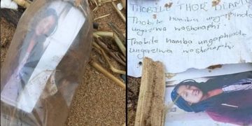 A spell exposed by heavy floods in KZN